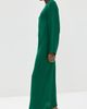 Róhe Róhe Minimal Wide Sleeved Silk Dress Emerald - 4