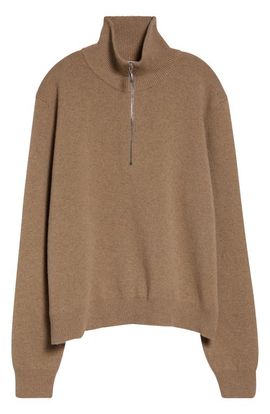 Róhe Róhe Mouliné Half Zip Pullover Sweater