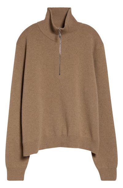 Róhe Róhe Mouliné Half Zip Pullover Sweater
