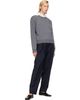 Róhe Róhe Navy Daria Single Pleat Tapered Trousers - 4