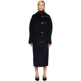 Róhe Róhe Navy Double-Faced Wool Duffle Coat