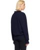 Róhe Róhe Navy Merino Wool Polo - 3