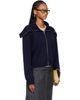 Róhe Róhe Navy Sailor Zip Cardigan - 2