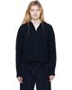 Róhe Róhe Navy Short Boiled Cardigan - 1