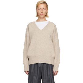 Róhe Róhe Off-White Classic Mouliné Sweater