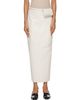 Róhe Róhe Off-White Leather Pouch Maxi Skirt - 1