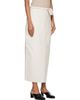 Róhe Róhe Off-White Leather Pouch Maxi Skirt - 2