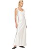 Róhe Róhe Off-White Scoop Neck Satin Maxi Dress - 4