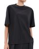 Róhe Róhe Oversized Cotton Silk T-Shirt Black - 1