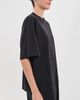 Róhe Róhe Oversized Cotton Silk T-Shirt Black - 4