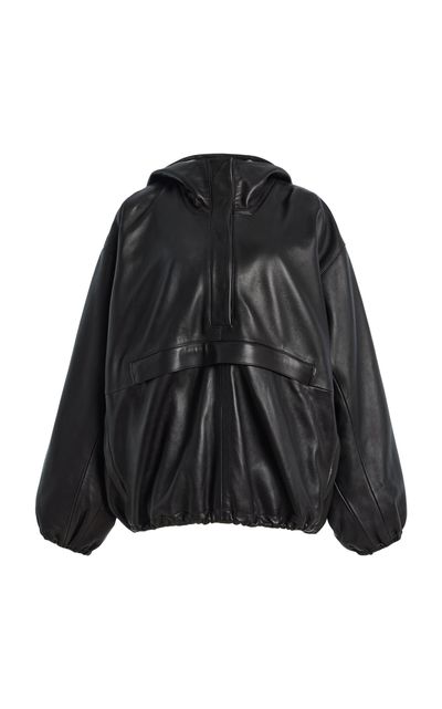 Róhe Róhe Oversized Leather Anorak