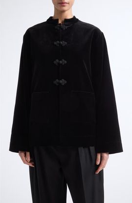Róhe Róhe Pankou Closure Cotton Velveteen Jacket