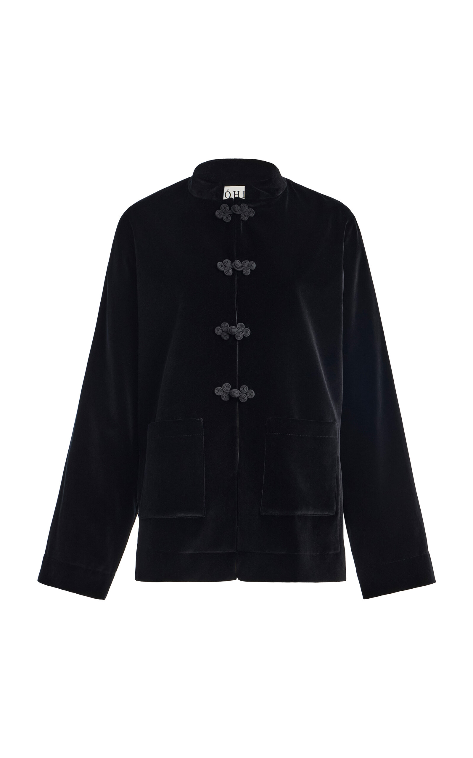 Róhe Róhe Pankou Closure Velvet Jacket