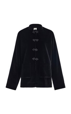 Róhe Róhe Pankou Closure Velvet Jacket