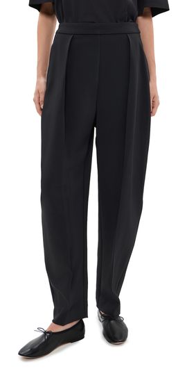 Róhe Róhe Puck Sculptural Tailored Trousers Black