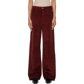 Róhe Róhe Red Bruun Signature Baggy Corduroy Trousers