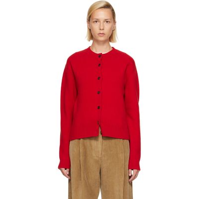 Róhe Róhe Red Classic Cardigan