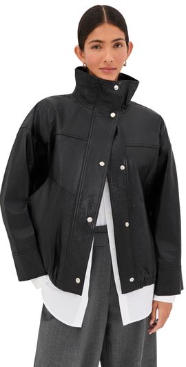Róhe Róhe Reinvented Leather Jacket Black