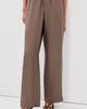 Róhe Róhe Relaxed Silk Trousers Taupe - 3