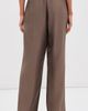 Róhe Róhe Relaxed Silk Trousers Taupe - 4