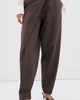 Róhe Róhe Sarong Knot Trousers Dark Brown - 3