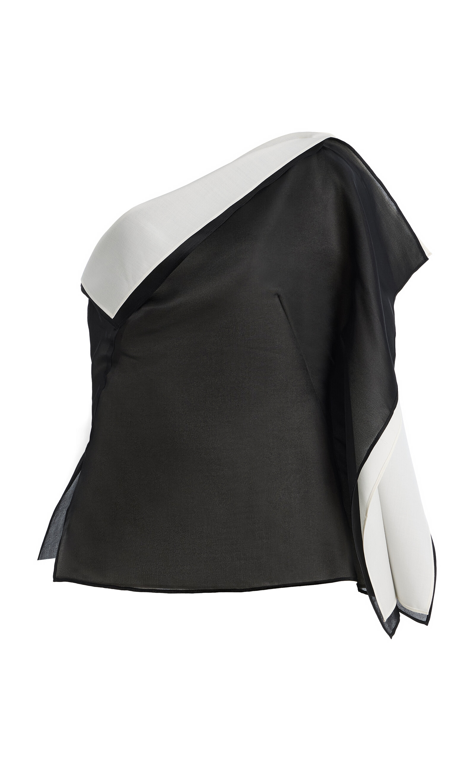 Róhe Róhe Sculptural DoubleLayered Silk Organza Top