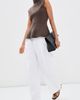 Róhe Róhe Sculptural Sleeveless Knitted Top Brown Melange - 5