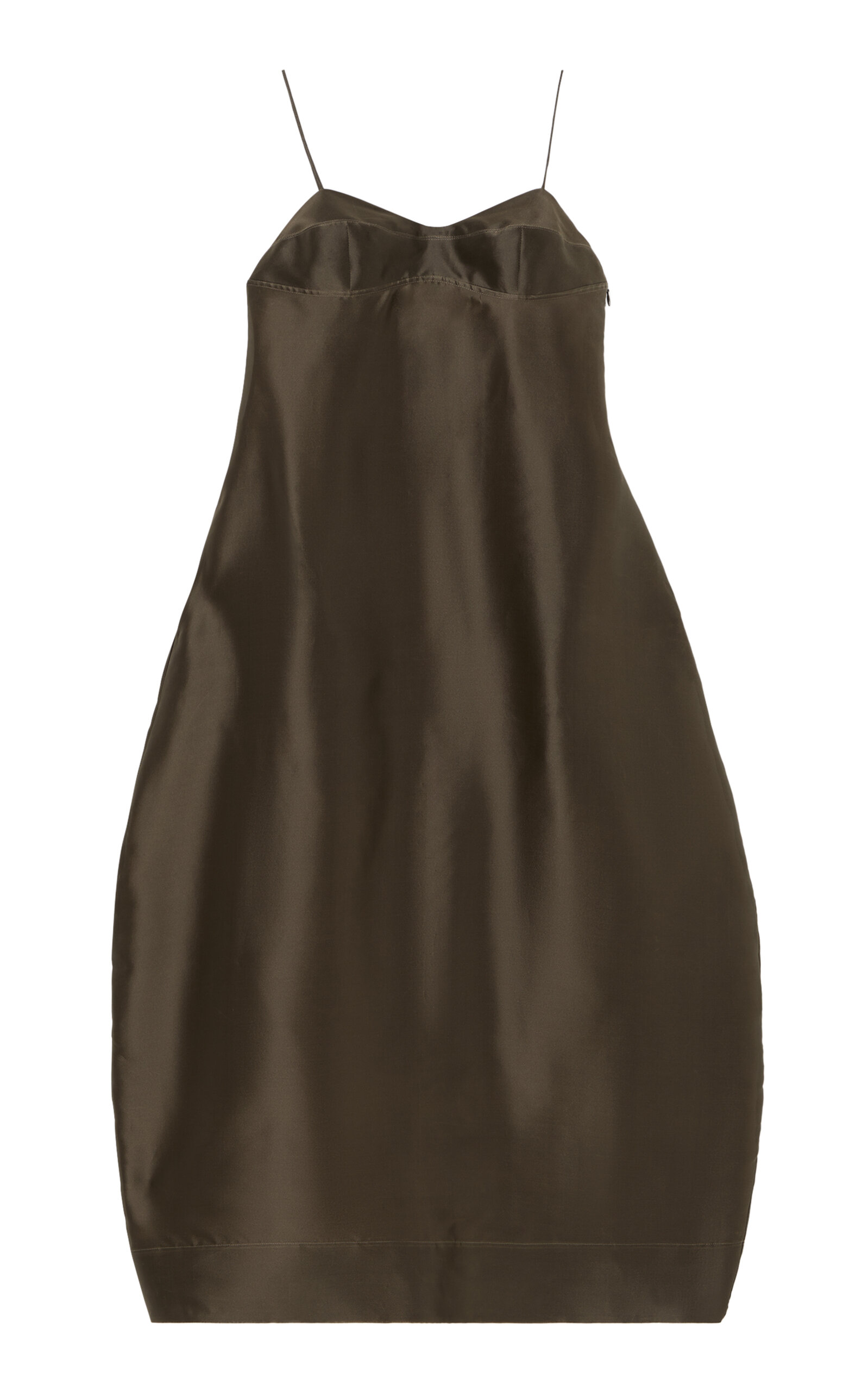 Róhe Róhe Sheer SilkOrganza Bustier Volume Midi Dress