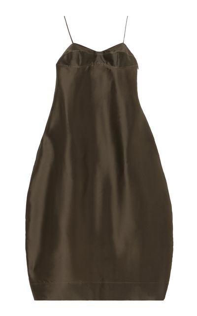 Róhe Róhe Sheer SilkOrganza Bustier Volume Midi Dress