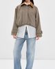 Róhe Róhe Suede Collar Blouson Jacket Prince of Wales - 5