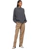 Róhe Róhe Tan Daria Single Pleat Straight Leg Trousers - 4