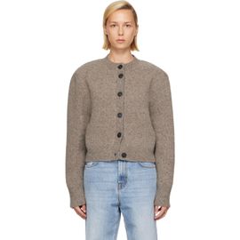 Róhe Róhe Taupe Statement Mouliné Cardigan
