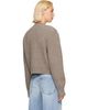 Róhe Róhe Taupe Statement Mouliné Cardigan - 3