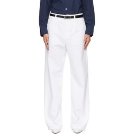 Róhe Róhe White Bruun Signature Baggy Jeans