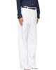 Róhe Róhe White Bruun Signature Baggy Jeans - 2