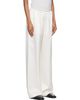 Róhe Róhe White Relaxed Fit Satin Trousers - 2