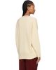 Róhe Róhe Yellow Classic V-Neck Sweater - 3