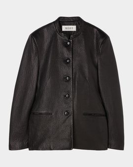 Róhe Shaped Grain Leather Jacket