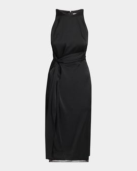Róhe Sleeveless Sarong Halter Midi Dress