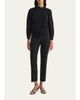 Róhe Straight-Leg Ankle Cigarette Trousers - 2