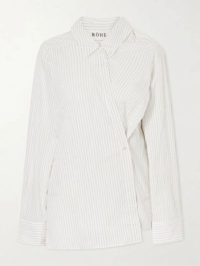 RÓHE Striped crepon shirt