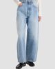 Róhe Women's Berber High-Waist Barrel-Leg Jeans - 5