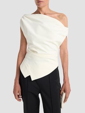 Róhe Women's One-Shoulder Drape Top