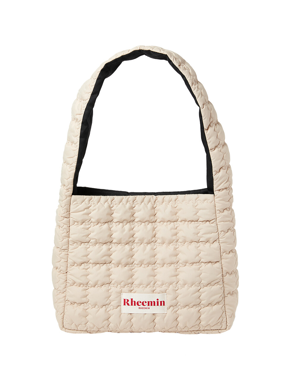 RHEEMIN Biscuit Quilted Big Nugget Tote Bag - Beige