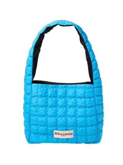 RHEEMIN Biscuit Quilted Big Nugget Tote Bag - Sky Blue