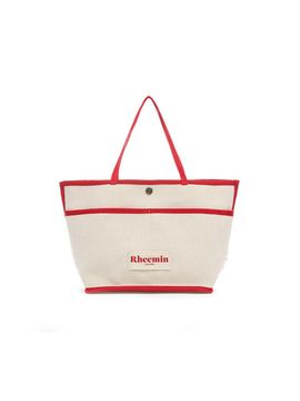 RHEEMIN Daily canvas TOTE bag - RED