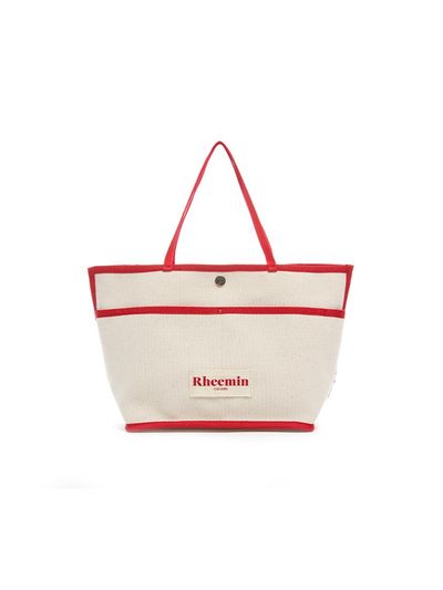 RHEEMIN Daily canvas TOTE bag - RED