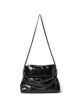 RHEEMIN muffy glass chain - BLACK