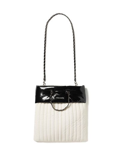 RHEEMIN New Flat square chain - BEIGE & BLACK