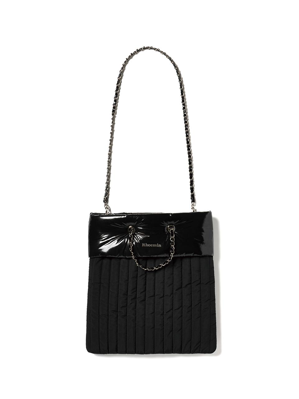 RHEEMIN New Flat square chain - BLACK & BLACK